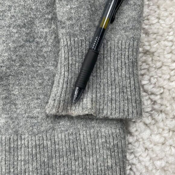 Madewell Ryder Cardigan Sweater Longline Gray Merino Wool - Picture 5 of 11